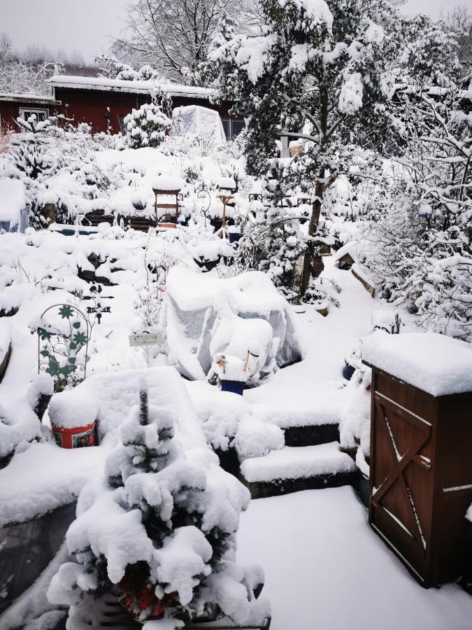 Ferienhaus Mit Riesen Garten, Drei Terrassen, Toller Aussicht Am Waldrand, Auch Als Monteur-Wohnung Hemer Bagian luar foto
